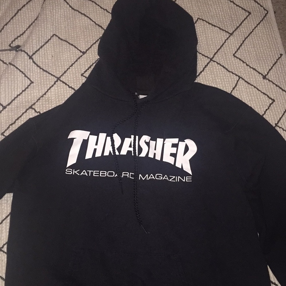 Thrasher pullover hoodie.
